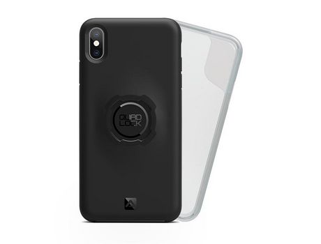 Funda para iPhone XS Max QUAD LOCK Piel Sintética Gris