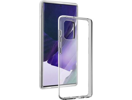 Funda para Samsung Galaxy Note BIGBEN CONNECTED Piel Sintética Transparente