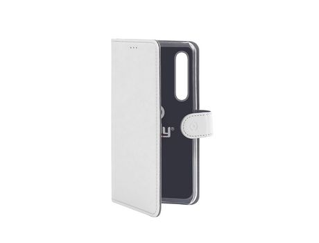 Funda Folio para Huawei P30 CELLY Piel Blanco