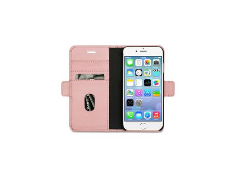 Funda Folio para iPhone 8 DBRAMANTE1928 Piel Rosa
