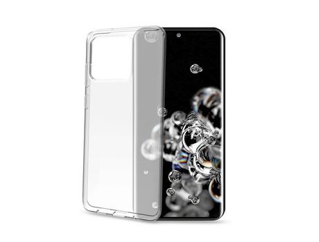 Funda para Samsung Galaxy S20 Ultra CELLY Piel Sintética Transparente