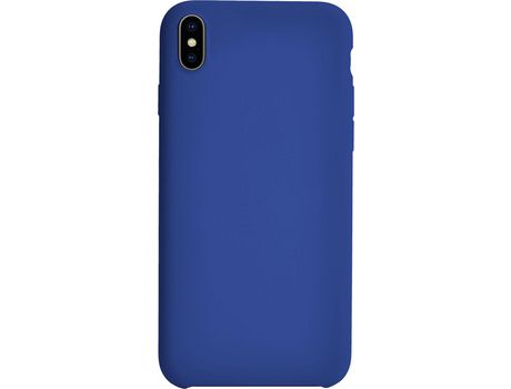 Funda para iPhone XS Max BIGBEN CONNECTED Silicona Azul