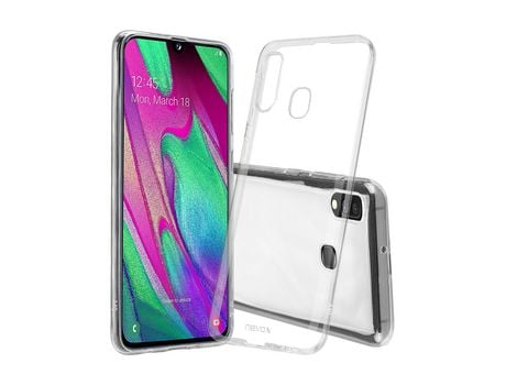 Funda para Samsung Galaxy A41 NEVOX Piel Sintética Transparente