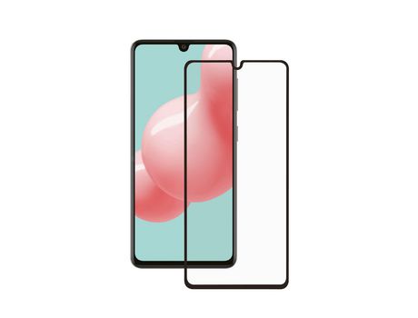 Protector de Pantalla para Samsung Galaxy A41 TECCUS Vidrio Templado Negro