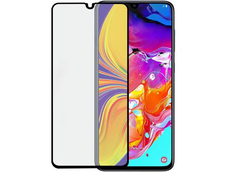 Protector de Pantalla para Samsung Galaxy A70 BIGBEN CONNECTED Vidrio Templado Negro