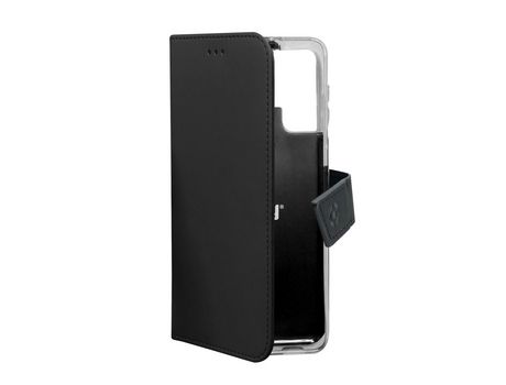 Funda Folio para Samsung Galaxy S22 Ultra CELLY Piel Negro
