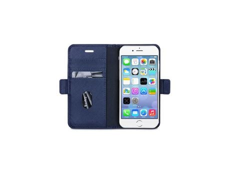 Funda Folio para iPhone 8 DBRAMANTE1928 Piel Azul