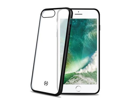 Funda para iPhone 7 Plus CELLY Piel Sintética Negro