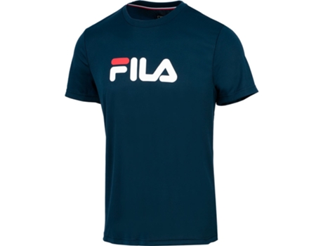 Camiseta de Hombre para Deporte FILA SPORT Logo Azul (2XL)