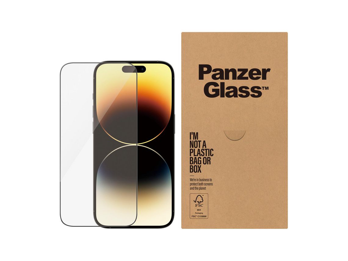 Protector de pantalla transparente PANZERGLASS para iPhone 14 Pro