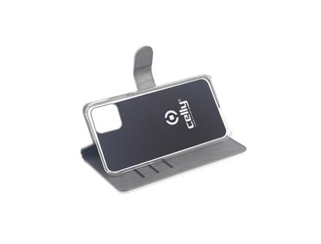 Funda Folio para iPhone 11 CELLY Piel Gris