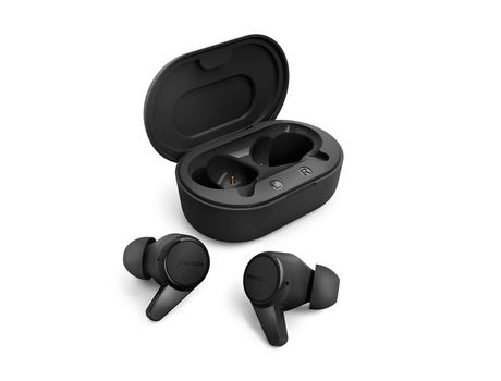 Auriculares Series Casco Stereo Tws Dentro PHILIPS True Wireless Bluetooth Negro