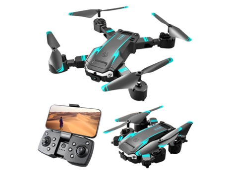 Drone de control remoto con cámara G6 4K HD (1 batería - Duración de la batería: 15 min - Verde) YIZHOOD
