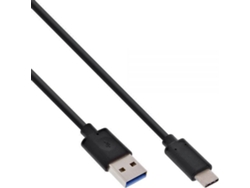 Cable USB INLINE (USB-C - USB-C - 1 m - Negro)