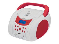 NEVIR NVR-483UB Blanco Rojo Radio CD Bluetooth