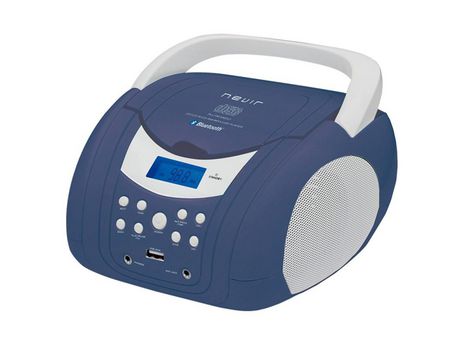 NEVIR NVR-483UB Radio CD Bluetooth Azul Blanco