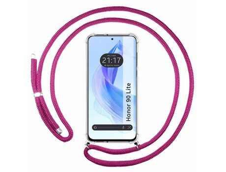 Funda para Honor 90 lite 5G TUMUNDOSMARTPHONE de Silicona con Diseño-Rosa