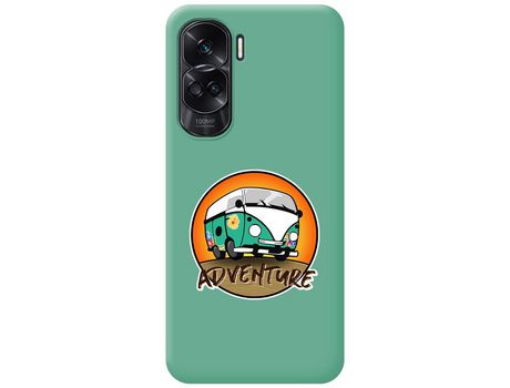 Funda para Honor 90 lite 5G TUMUNDOSMARTPHONE de Silicona con Diseño-Verde