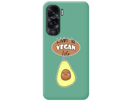Funda para Honor 90 lite 5G TUMUNDOSMARTPHONE de Silicona con Diseño-Verde