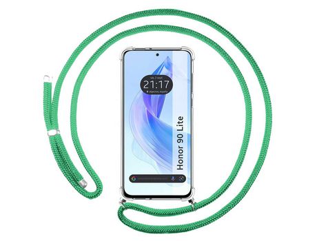 Funda para Honor 90 lite 5G TUMUNDOSMARTPHONE de Silicona con Diseño-Verde