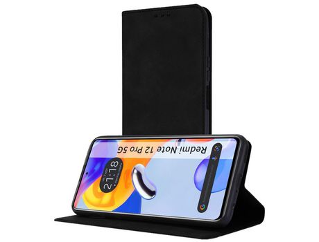 Funda para Xiaomi Redmi Note 12 Pro 5G TUMUNDOSMARTPHONE de Silicona con Diseño-Negro