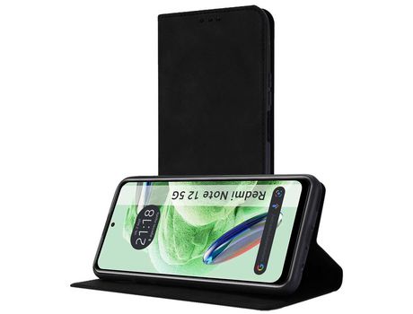 Funda para Xiaomi Redmi Note 12 5G TUMUNDOSMARTPHONE de Silicona con Diseño-Negro