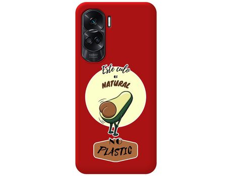 Funda para Honor 90 lite 5G TUMUNDOSMARTPHONE de Silicona con Diseño-Rojo