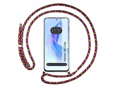 Funda para Honor 90 lite 5G TUMUNDOSMARTPHONE de Silicona con Diseño-Rosa