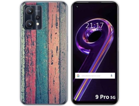Carcasa para Realme 9 Pro 5G TUMUNDOSMARTPHONE Dibujos Madera 10 Multicolor
