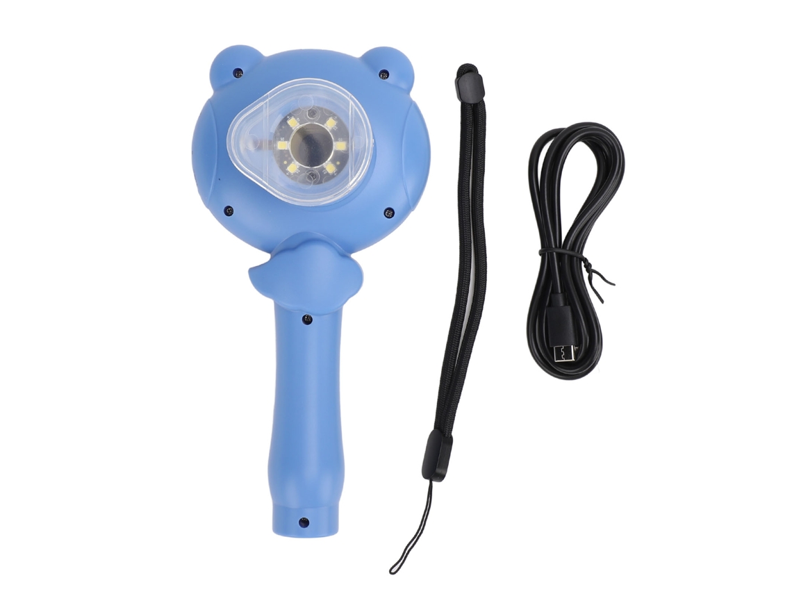 Microscopio Digital Portátil Para Niños 2.5k 48mp Pantalla 2 Pulgadas 8x Zoom Científico Educativo Azul