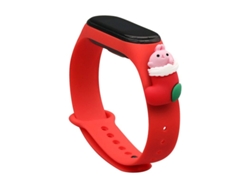 pulsera de navidad para Xiaomi Mi Band 4/Mi Band 3 - rojo