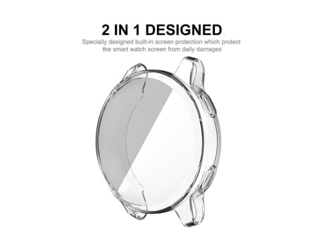 Garmin Venu 2 45 mm / Vivoactive 4 45 mm ENKAY Hat-Prince Funda blanda transparente de TPU de cobertura total