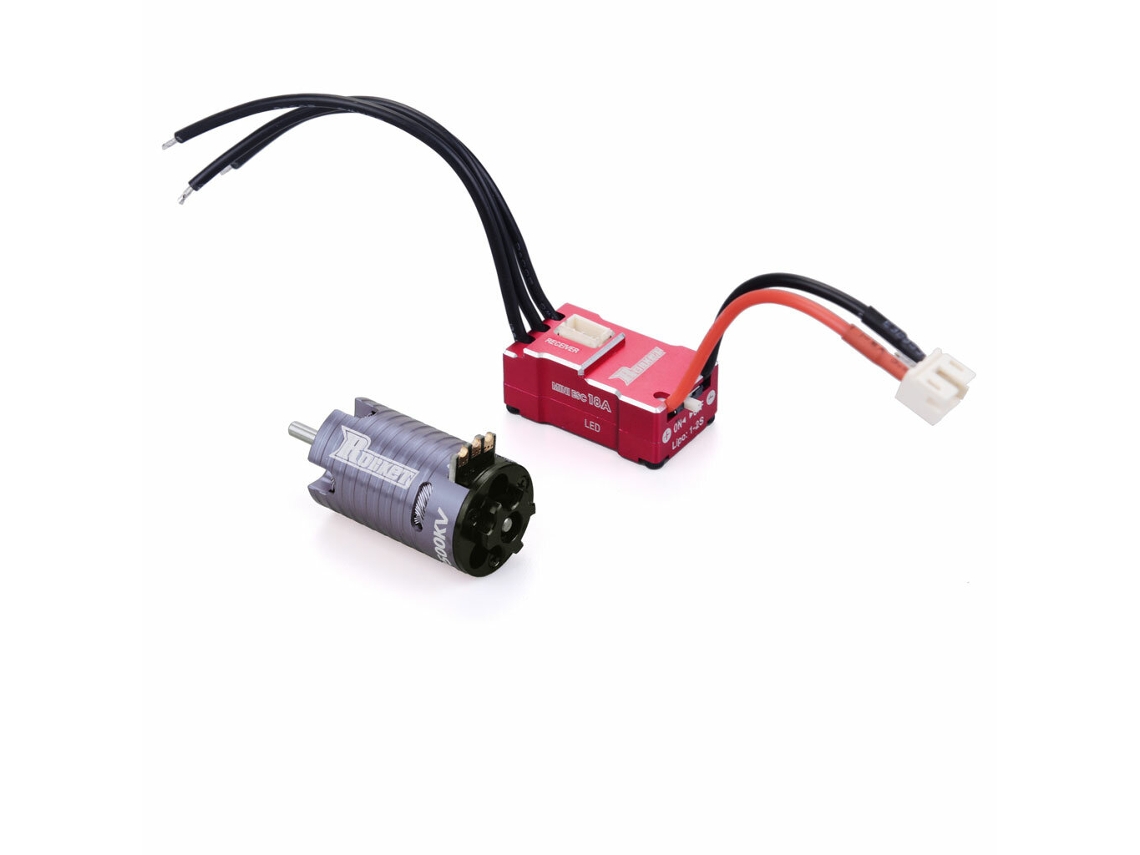 5500kvsurpass Hobby Rocket 1410 Miniz Brushless Motor 18a Esc Set Rc Car Parts
