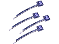 Presilha De Cabelo Elegante Para Mulheres E Meninas, Acessório De Cabelo Tradicional Com Strass.