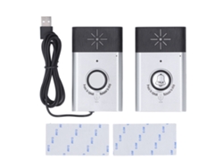 Timbre inalámbrico inteligente con intercomunicador, alcance de 200 m, fácil instalación, altavoz ajustable para hogares y oficinas (sin marca)