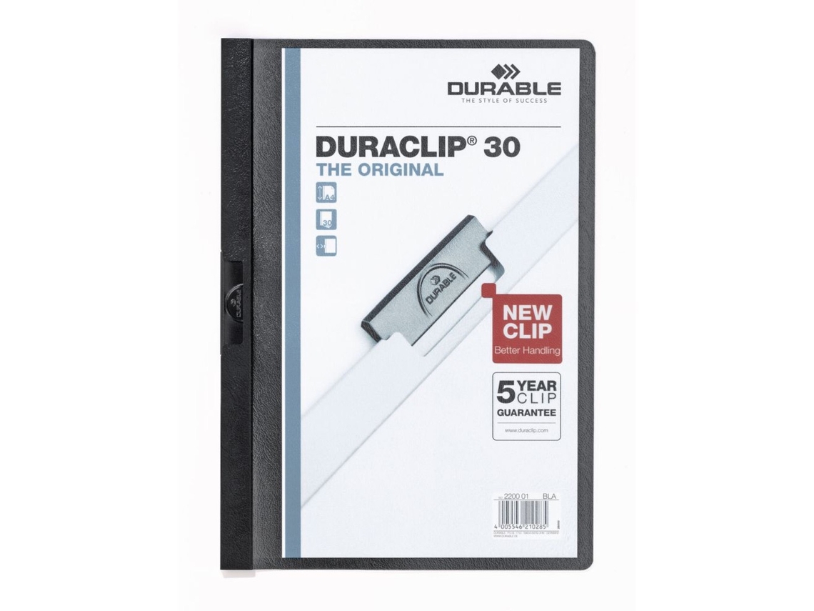 Carpeta DURABLE Negro (A4)
