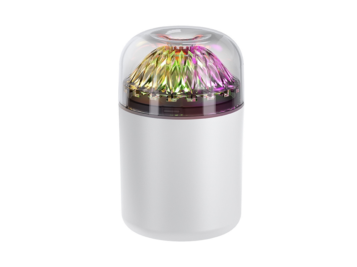 Humidificador volcánico, minihumidificador USB multifuncional para coche/hogar, silencioso y portátil con pantalla.