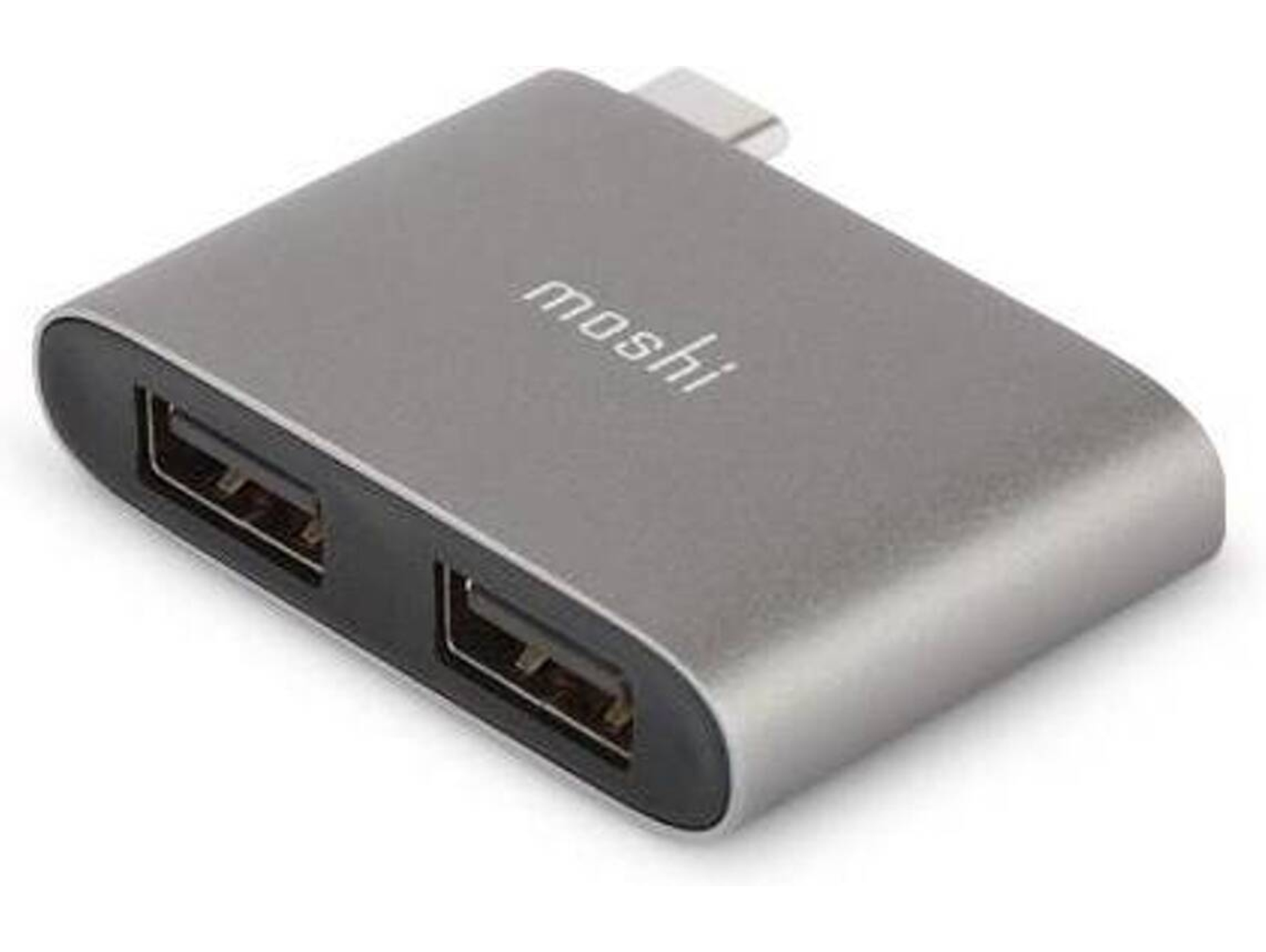 HUB MOSHI USB-C TO DUAL USB-A GREY