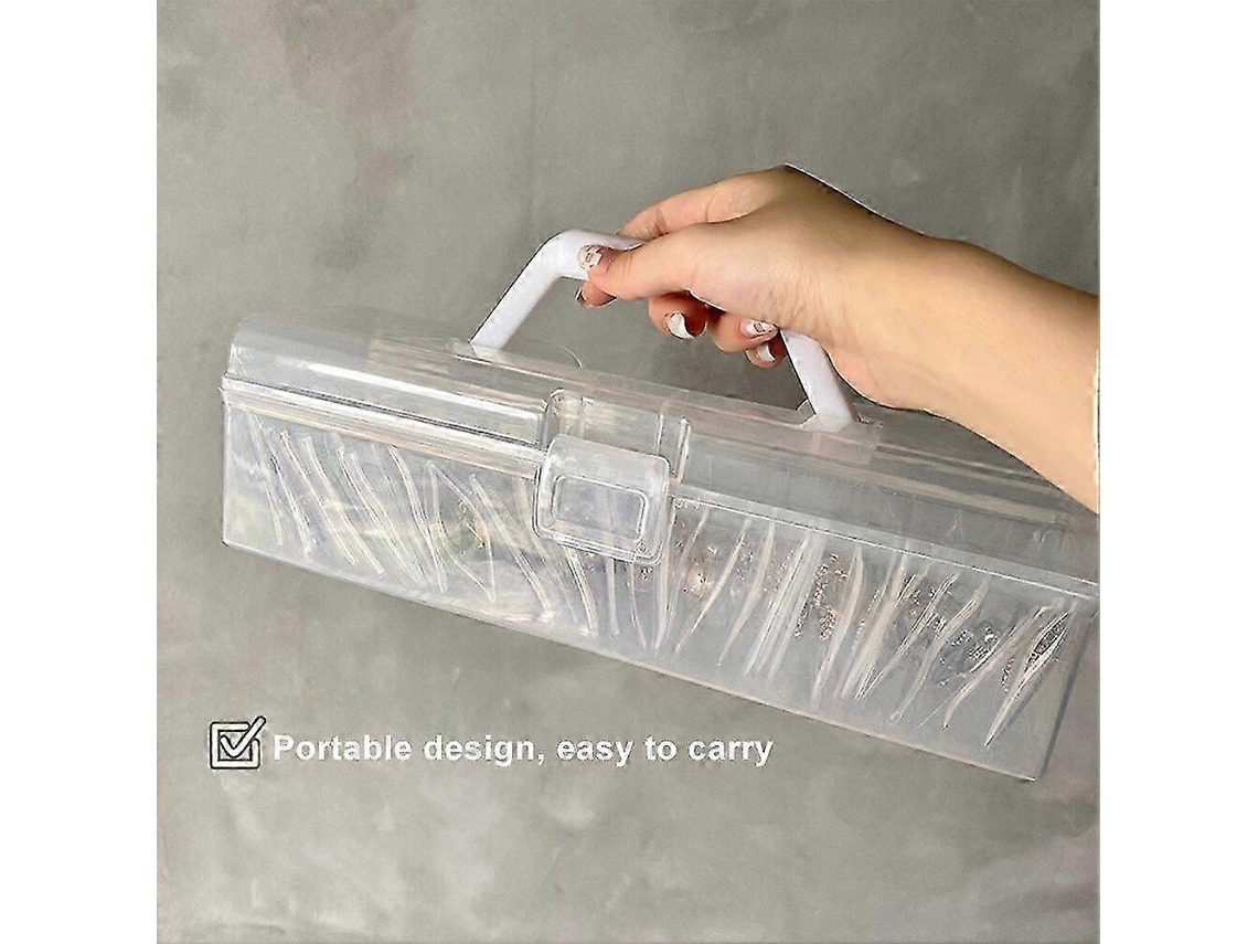 Joyero portátil transparente, ideal para viajes. Perfecto para guardar aretes y otras joyas. Hengjian