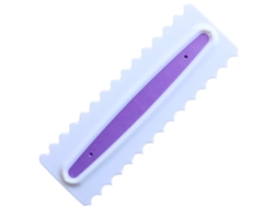 Juego de herramientas para repostería, espátulas y raspadores para tartas, morado