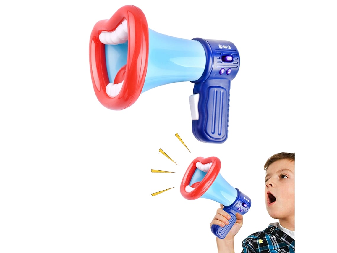 Ats-juguete De Cuerno Novedoso Con Cambiador De Voz Y Altavoz Potente, Amplificador De Efectos De Sonido, Regalo Para Niños