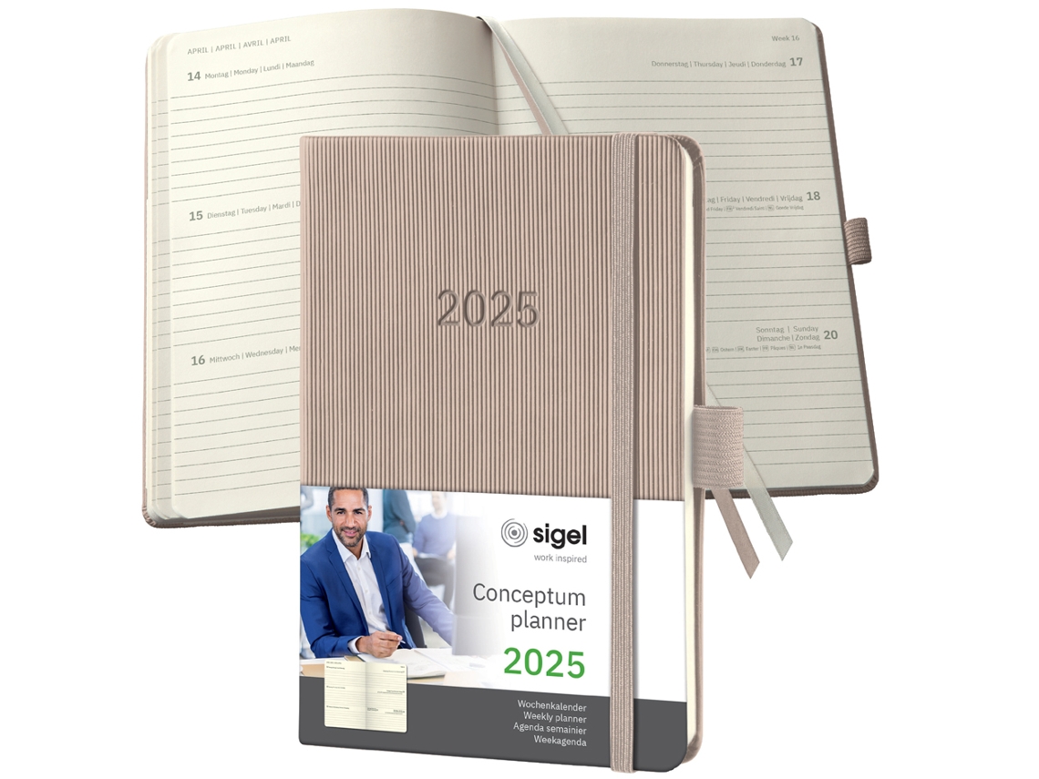 Calendario de Bolsillo SIGEL Conceptum 2025 Aprox.
