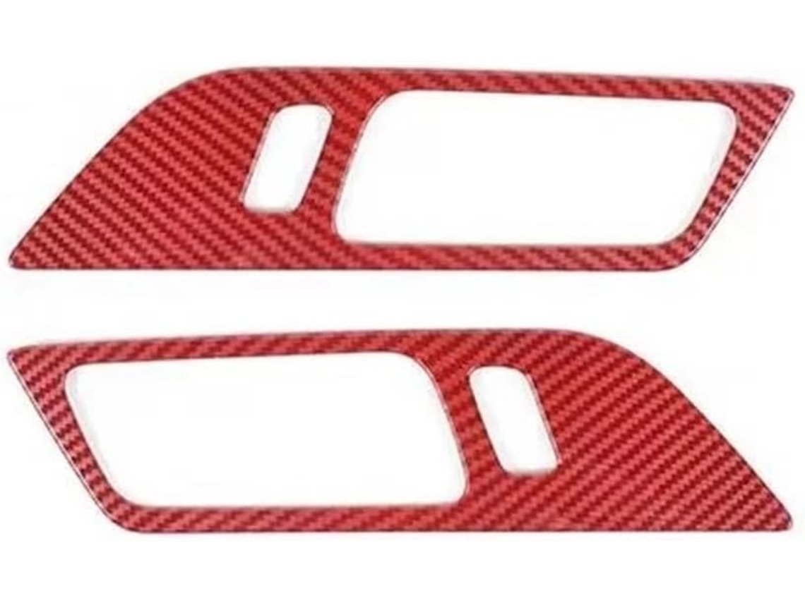 Adhesivo Decorativo Para Marco De Puerta Interior, Accesorios Manija Automóvil Mustang 2015 2016 2017 2018