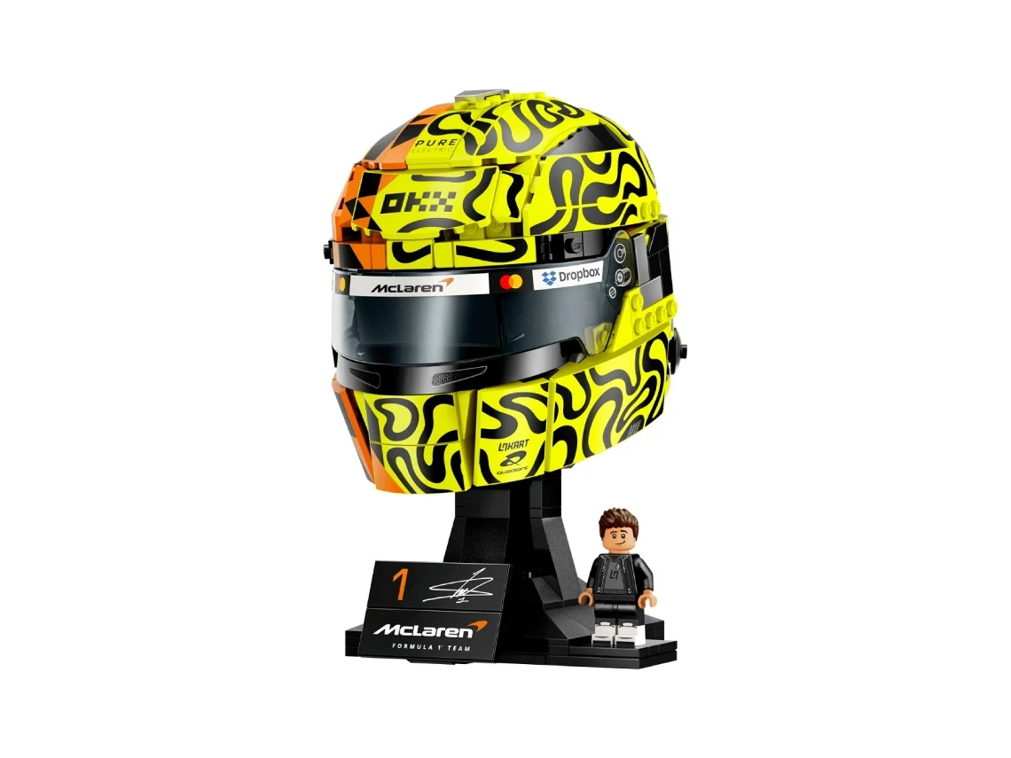 Ediciones McLaren Mastercard F1® Casco del equipo Lando Norris 43023 LEGO