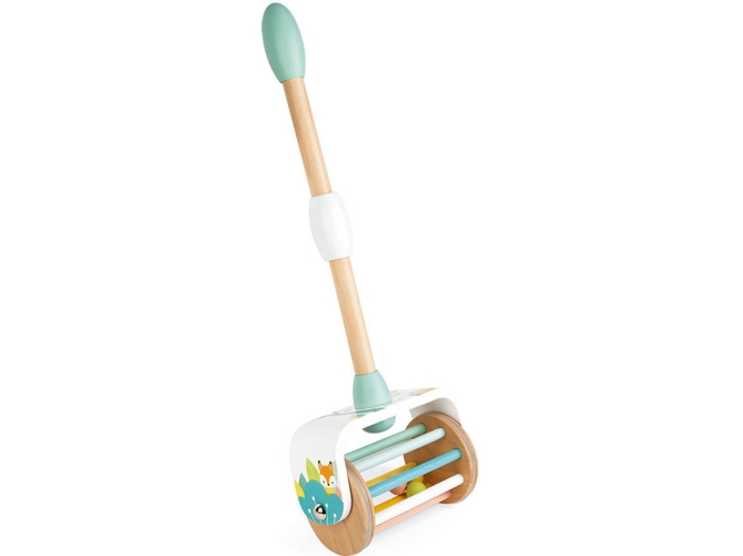 Janod Juguete Para empujar pure madera multicolor juratoys j05154 la rueda edad 18