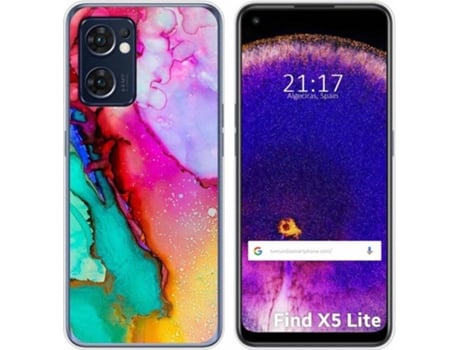 Carcasa Oppo Find X5 Lite 5G TUMUNDOSMARTPHONE Dibujos Mármol 15 Multicolor