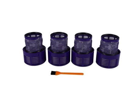 Pacote com 4 filtros laváveis para dyson v10 sv12 cyclone animal absolute
