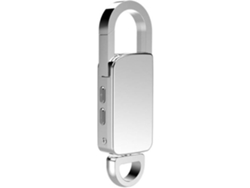 Grabadora de audio de llavero Habilite la grabación desde una unidad flash USB con reproductor de Mp3-64Gb Plata