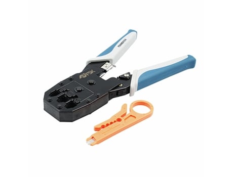 Crimpadora Ferrestock RJ45 / RJ11 Pelacables