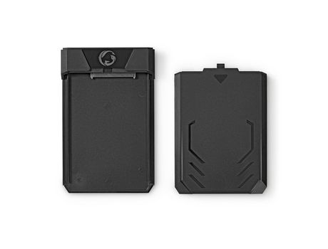 Nedis Ghdde25300Bk Caja de Disco Duro Compartimento HDD/SSD Negro 2.5''